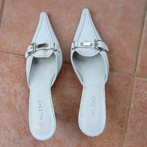 Aldo White Pumps